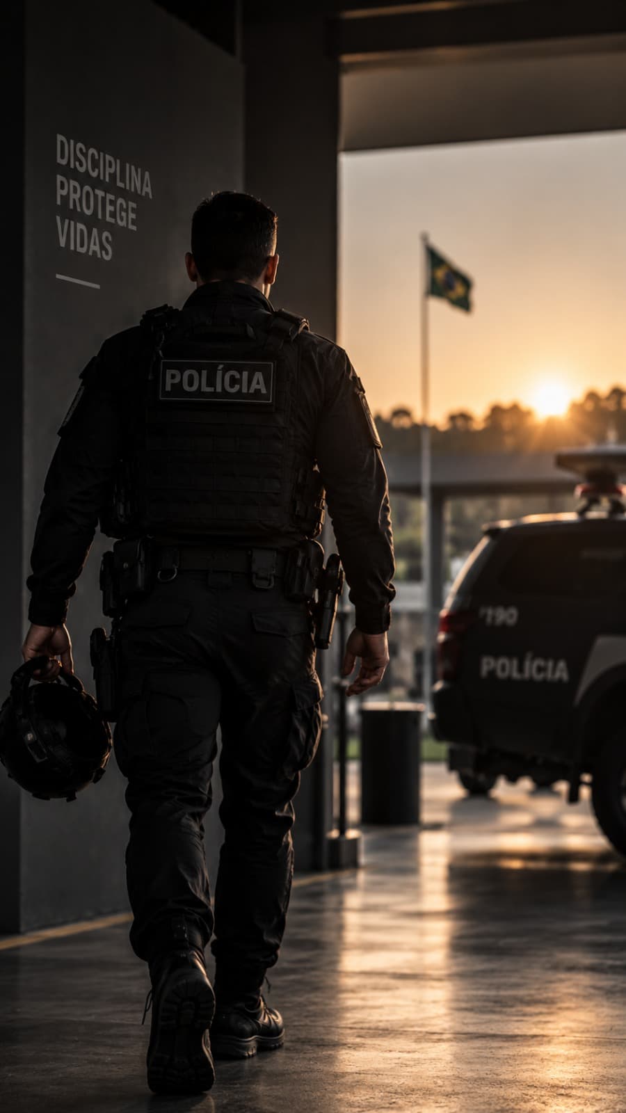 Policiais, bombeiros e militares